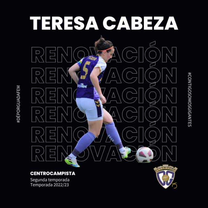 Teresa Cabeza, primera renovación del Deportivo Guadalajara